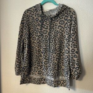 Women’s Another Reason XL soft leopard hoodie